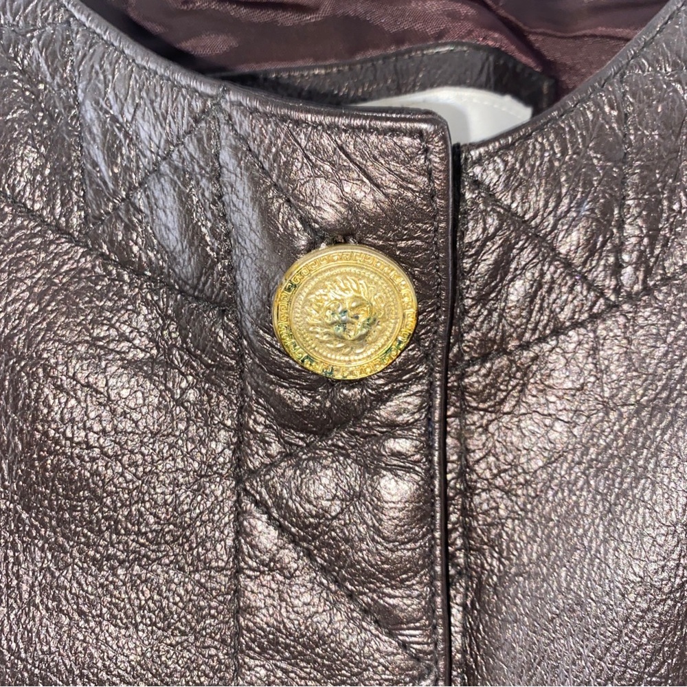Vintage Mitrani Leather‎ Vest Lion
Head Medallions Size Medium Brown
Rare - Picture 3 of 11